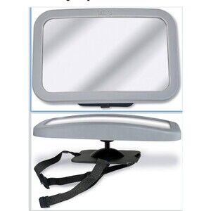 Britax Back Seat Infant Baby Car Mirror Grey, Shatterproof Used